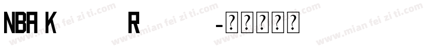 NBA Knicks Regular字体转换